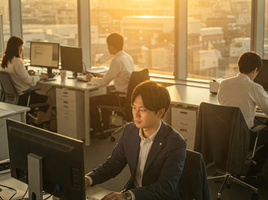 オフィスの西日対策とは？パソコン画面の反射を軽減する窓まわり工事を紹介